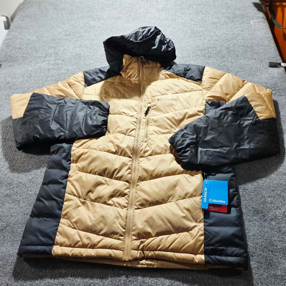 Columbia Labyrinth Loop II Hooded Jacket Size L Delta Black